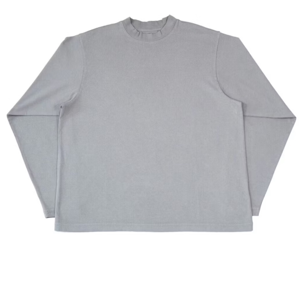 YEEZY GAP Heavy Cotton Long Sleeve T-Shirt Dark Gray Size S
